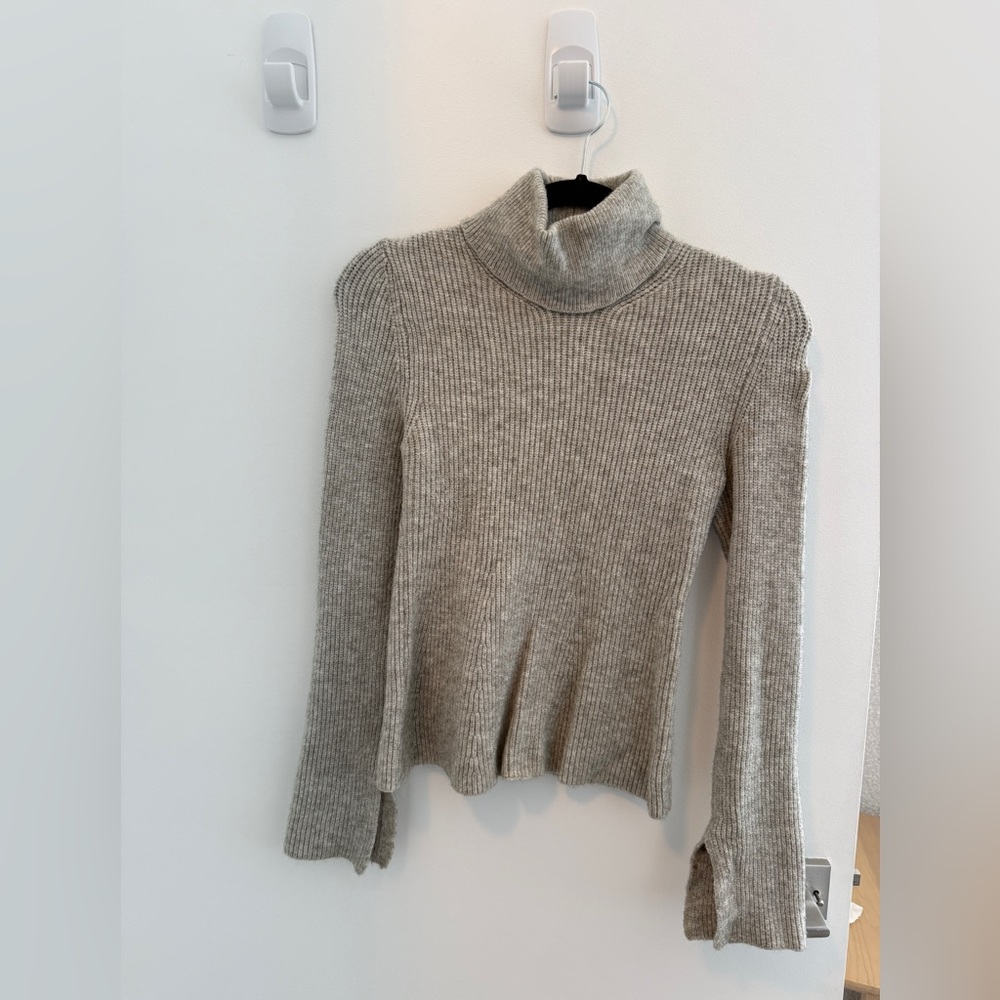 Zara Gray Turtleneck Sweater